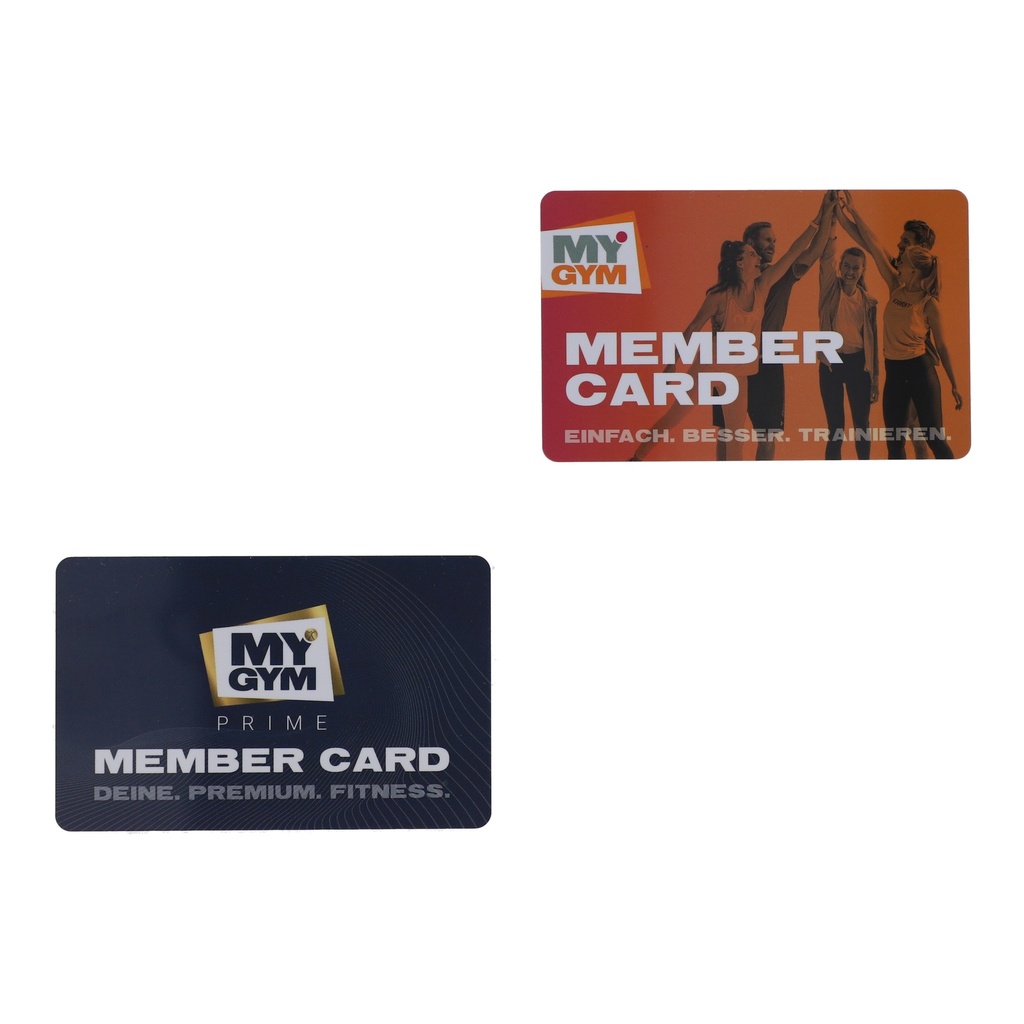Mitgliedskarten MYGYM Franchise (MYGYM, Deutschland, HITAG)