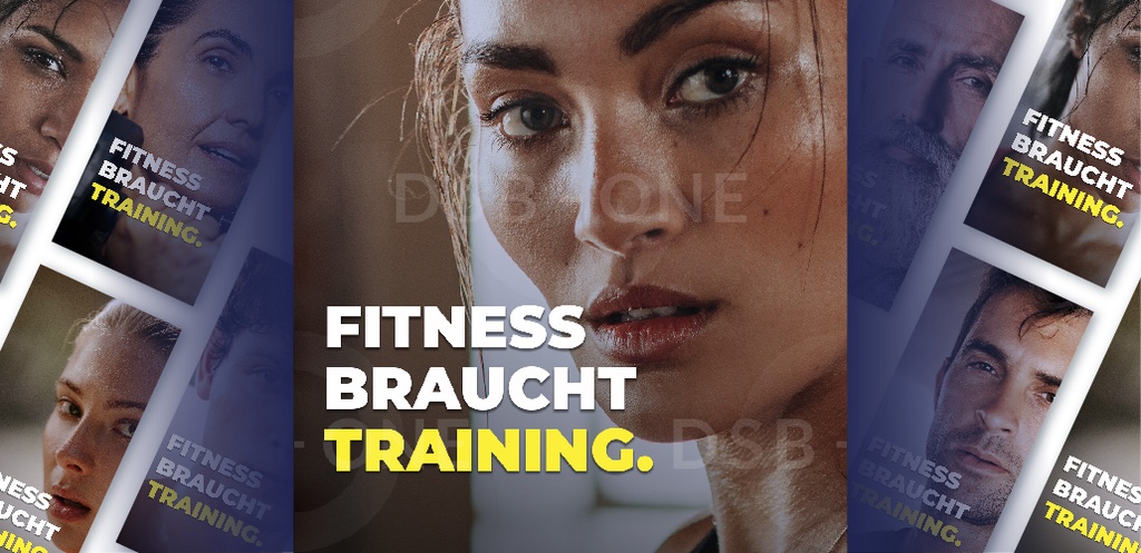 Kampagne "FITNESS BRAUCHT TRAINING" (bitte auswählen, Ja, bitte auswählen, bitte auswählen, bitte auswählen)
