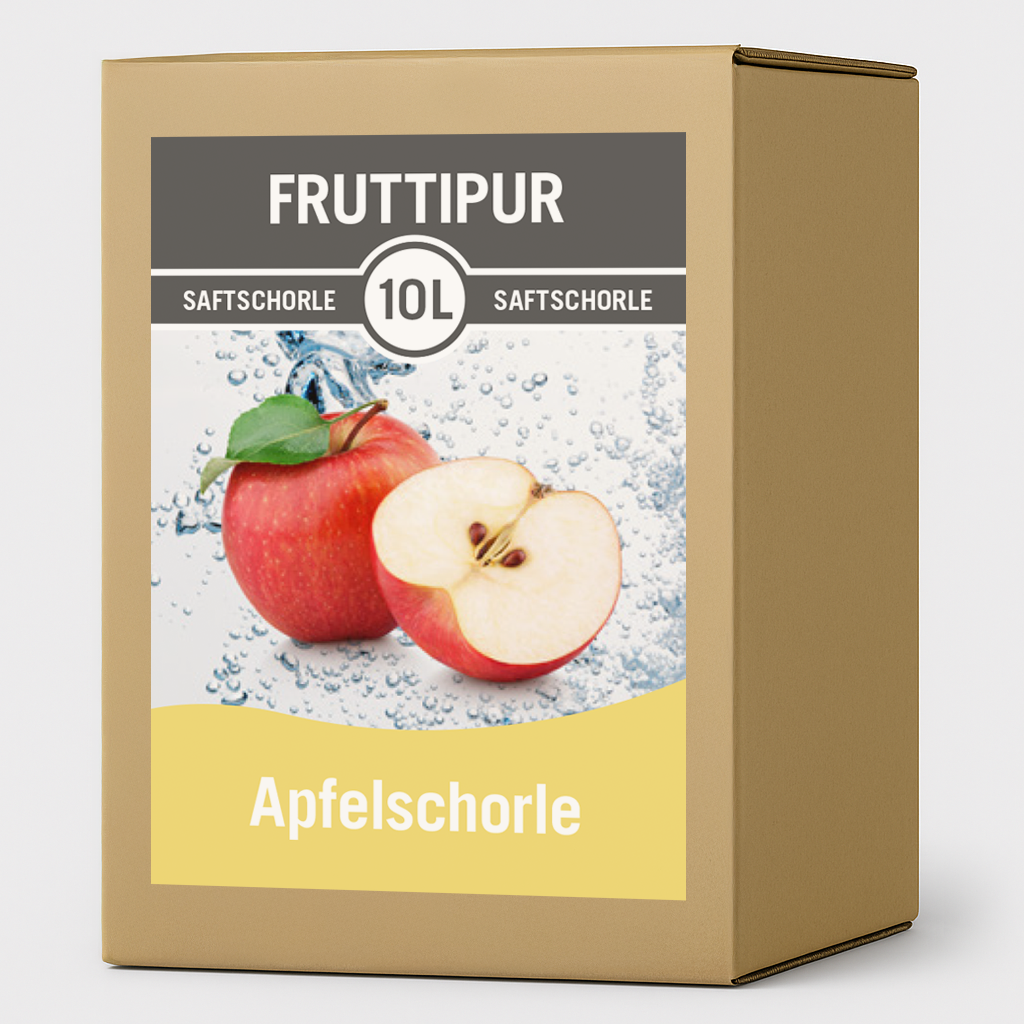 [1 VPE = 2 STÜCK] Fruttipur Apfelsaft 2 x 10 L