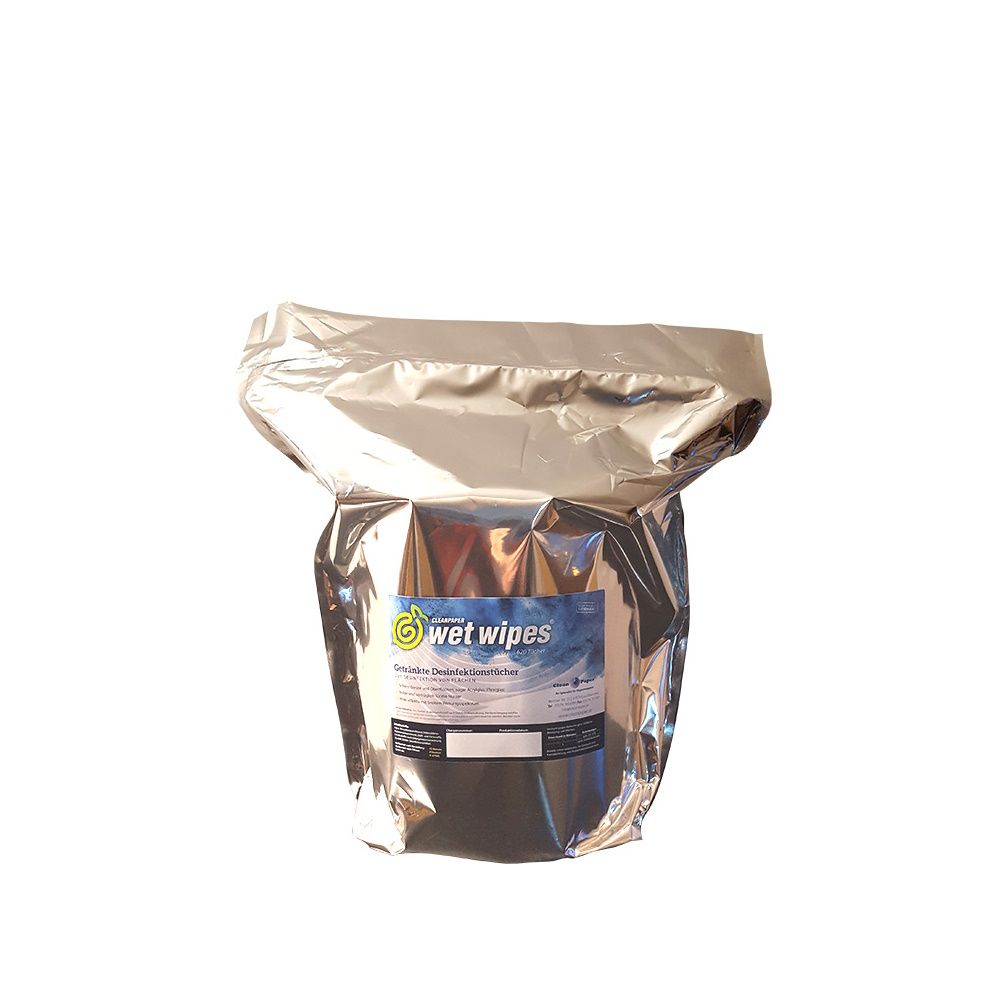 Wet Wipes Desinfektionstücher (feucht) - 32 VPE (1 Palette) 750 Blatt á 6 Rollen