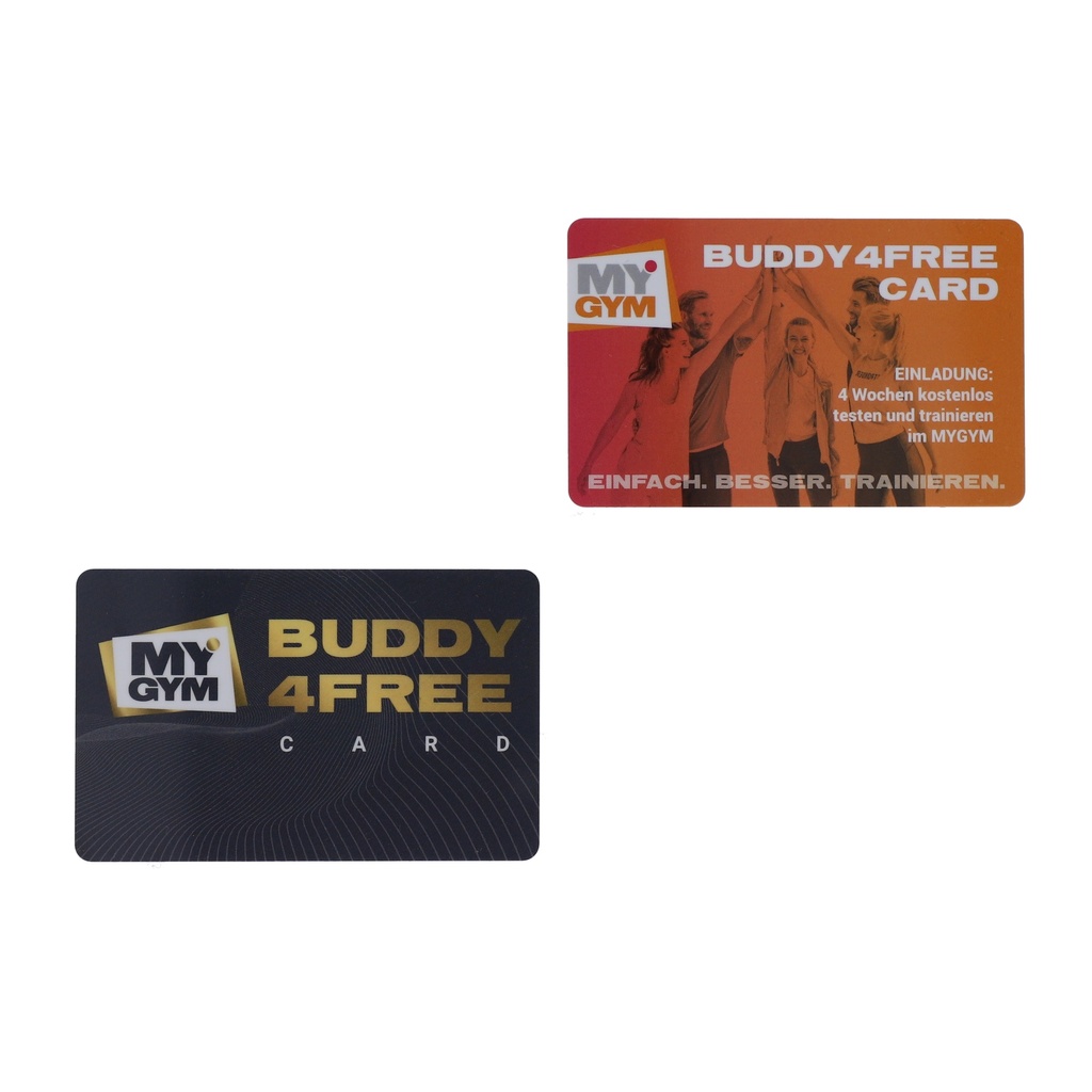 MYGYM / PRIME Buddy4Free Karten (VE 500) (MYGYM, Deutschland)