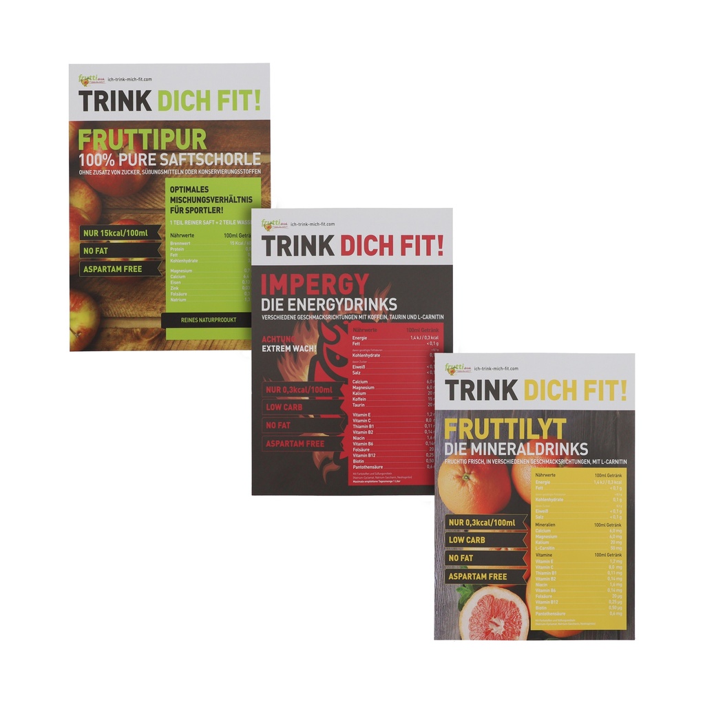 Aufsteller A5 Nährwertangaben